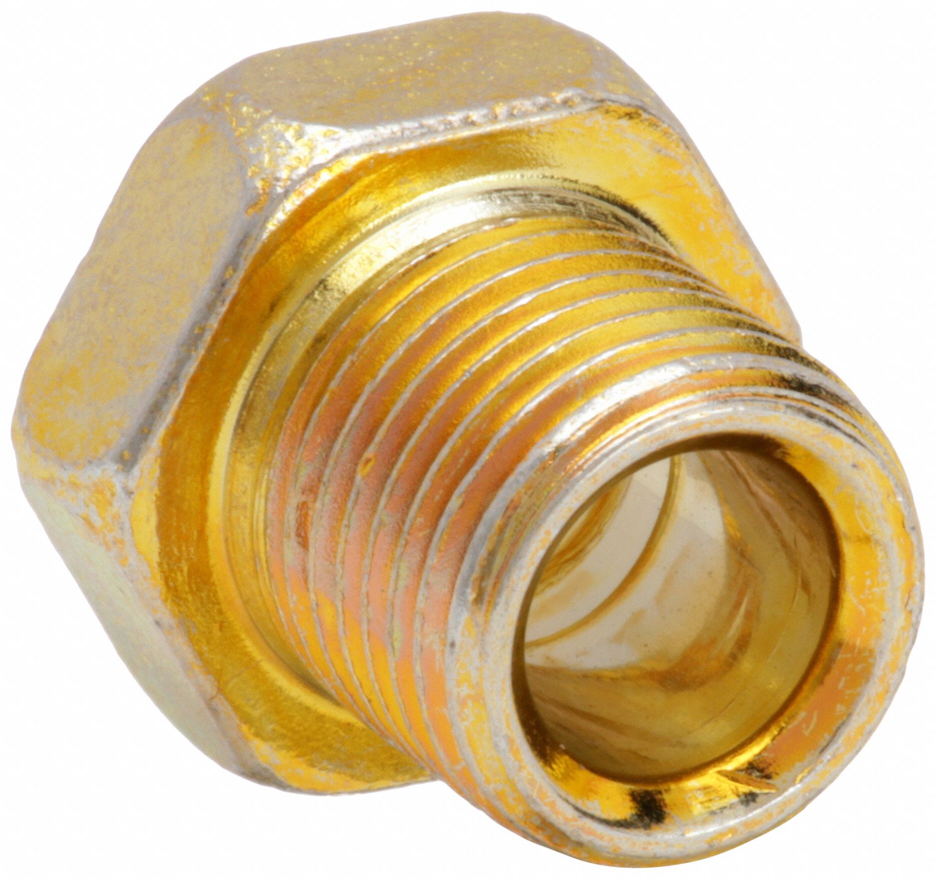 SUR&R Brake Line Nut For 1/4 in Tube OD, Inverted Flare, 7/1624