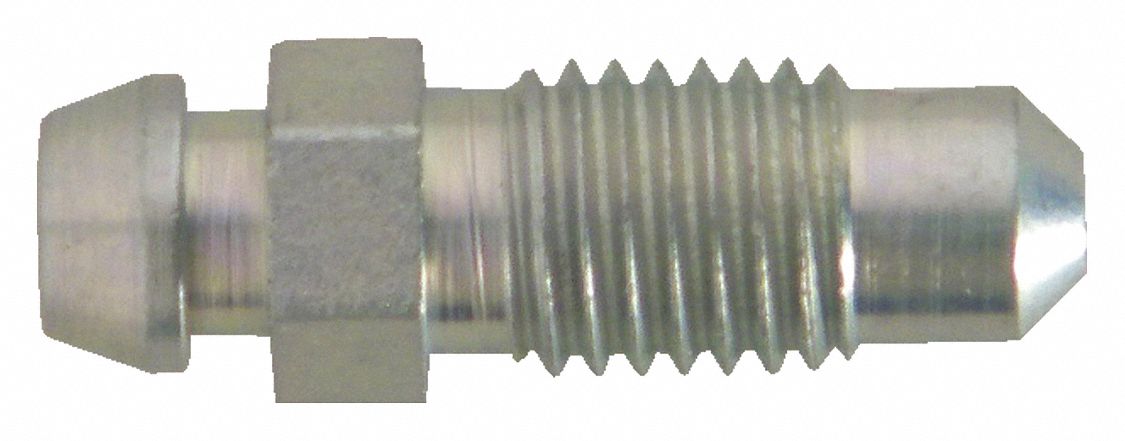 Brake Bleeder Screw: Brake Bleeder Screw, 5/16"-24 Thread Size, Steel, 5 Pieces, 5 PK