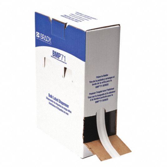 1/4 in, 1/4 in x 30 ft, Continuous Label Roll - 52HJ98|M61C-240-498 ...