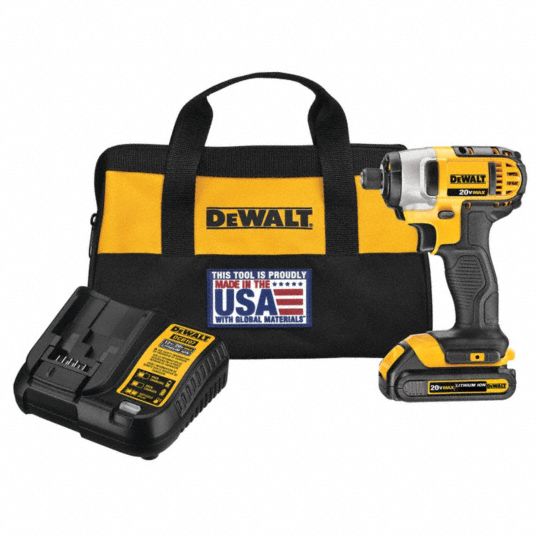 Impact Driver 1 400 in lb Max. Torque 2 800 RPM Free Speed 3 200 Impacts per Minute 1 1.5 Ah