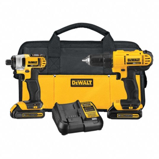 DEWALT 20 V Volt 2 Tools Cordless Combination Kit 52HM45