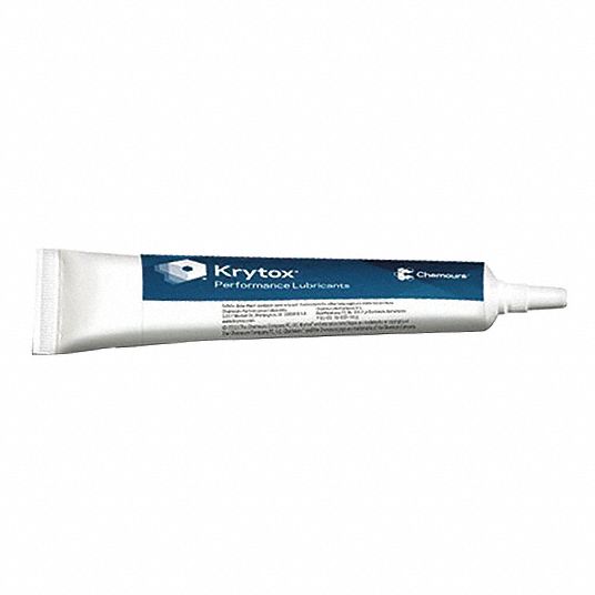 KRYTOX Krytox™ LVP, White, PTFE, Vacuum Grease, 2 oz, 2 NLGI Grade