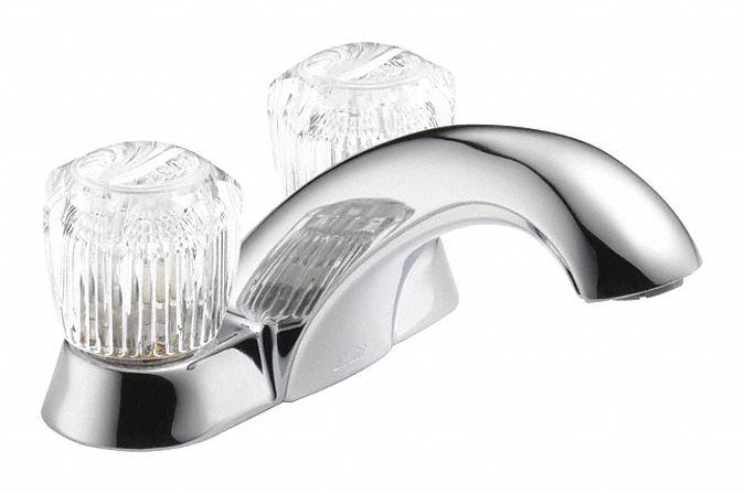 Delta Faucet Company Low Arc Bathroom Sink Faucet Knob Faucet