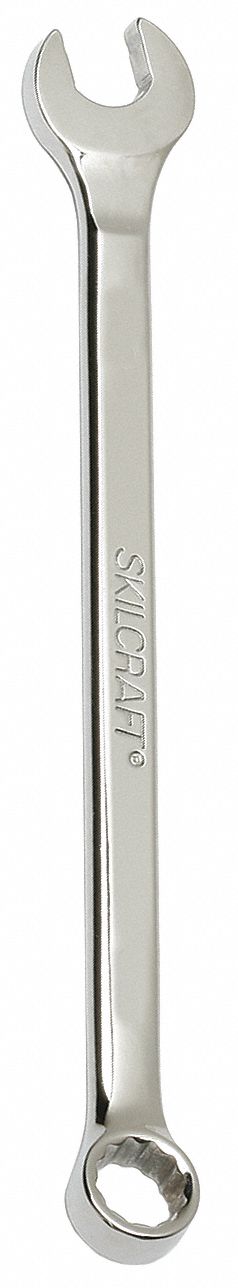 COMBINATION WRENCH, ALLOY STEEL, CHROME, 9/16 IN HEAD SIZE, 8 3/4 IN OVERALL L, OFFSET