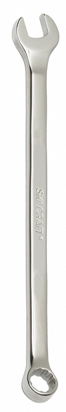 COMBINATION WRENCH, ALLOY STEEL, CHROME, 15/16 IN HEAD SIZE, 13 1/2 IN OVERALL L