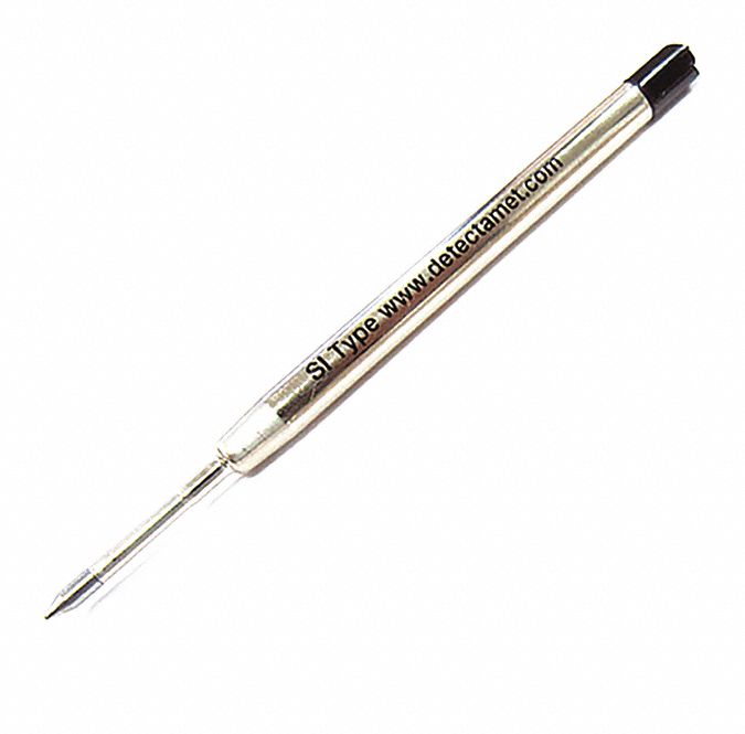 DETECTAMET, INC., Black, Gel, Pen Ink Refill - 52HU43|100-I22 - Grainger