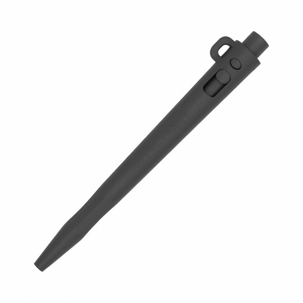 Pen Set: HD, 1 mm, No Clip, Black, Black, Ballpoint, Retractable, Polymer, 50 PK