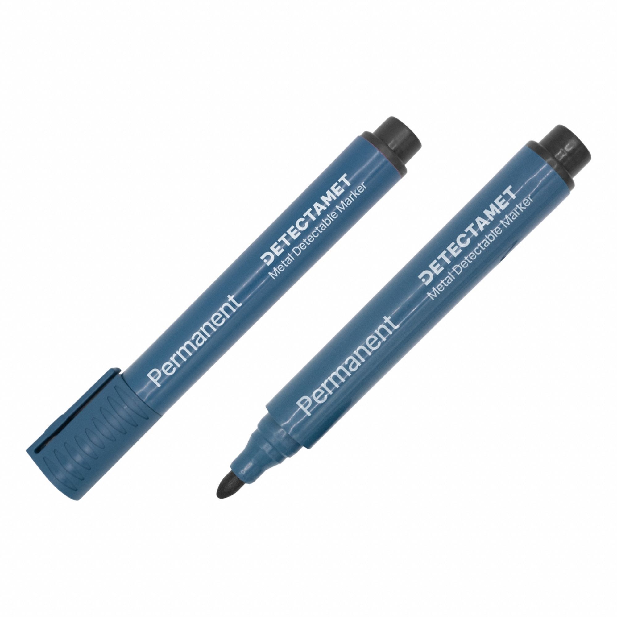 Permanent Marker Set: Black, Capped, Bullet, 2 mm Tip Size, Std, Non-Washable