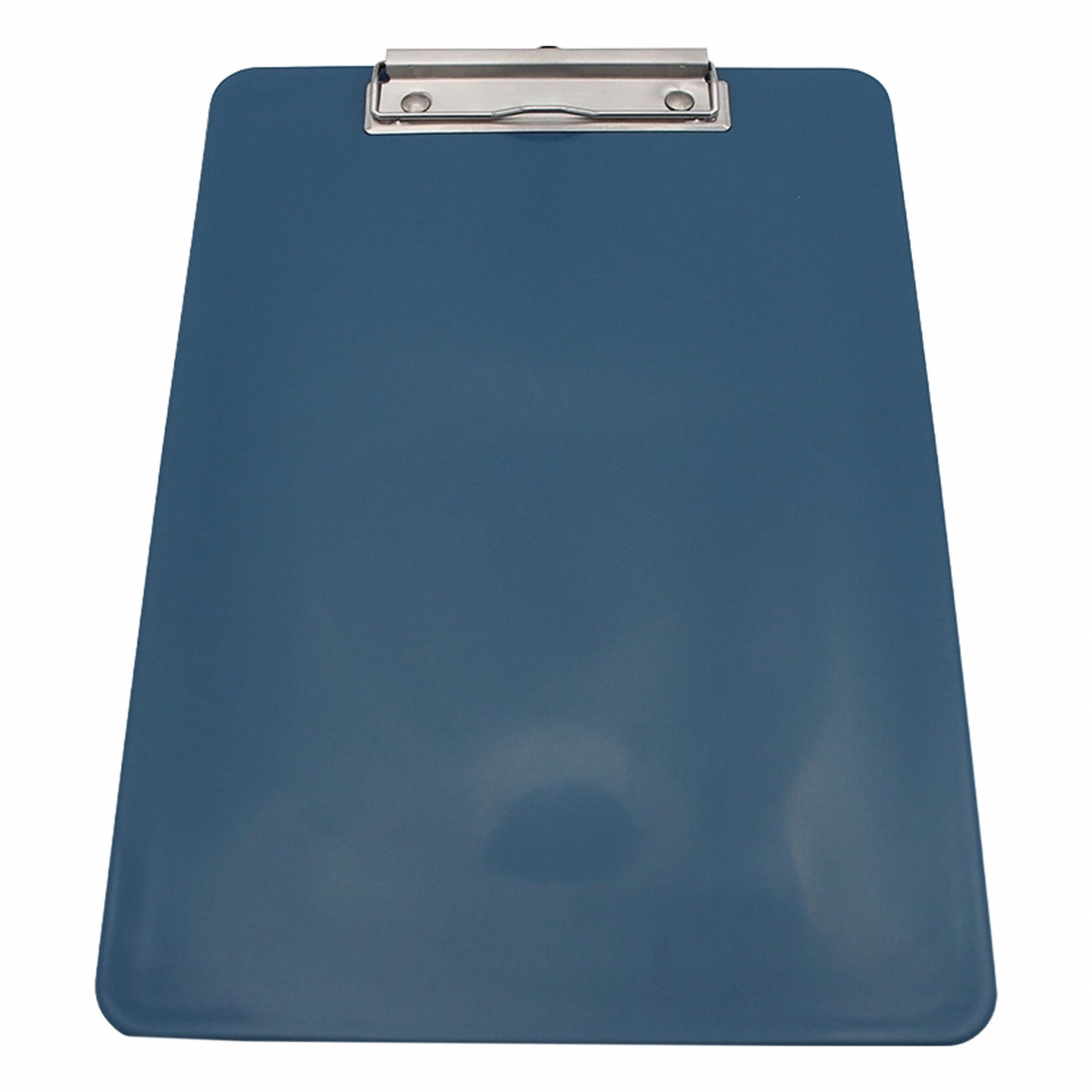 Clipboard: A4 Paper Size Name, Plastic, 1 in Clip Capacity, 9 in Overall Wd, Blue, 14 in Overall Ht