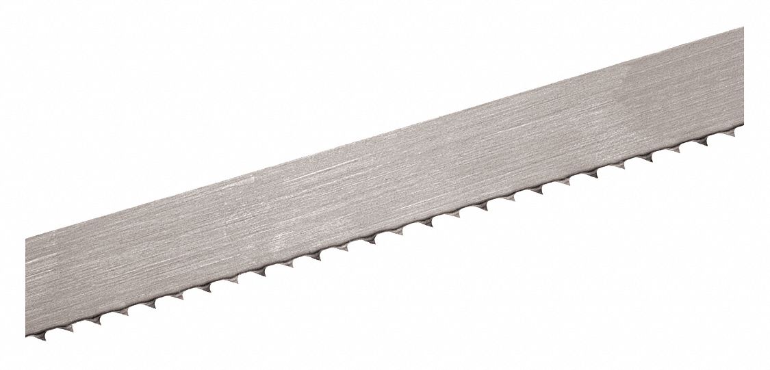 Band Saw Blade: Fresh Meat/Frozen Meat, Hook Cutting Edge, 1 in Blade Wd, 248 in Blade Lg