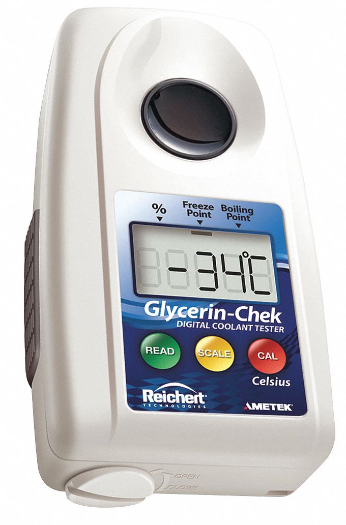 Refractometer: Glycerin/Glycerin Boiling Point/Glycerin Freeze Point, Auto, Digital