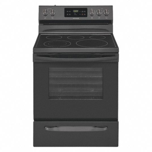 FRIGIDAIRE, Black, Electric, Oven Range 52HZ55FFEF3054TB Grainger
