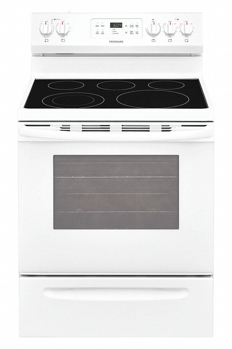 FRIGIDAIRE, White, Electric, Oven Range - 52HZ56|FFEF3054TW - Grainger