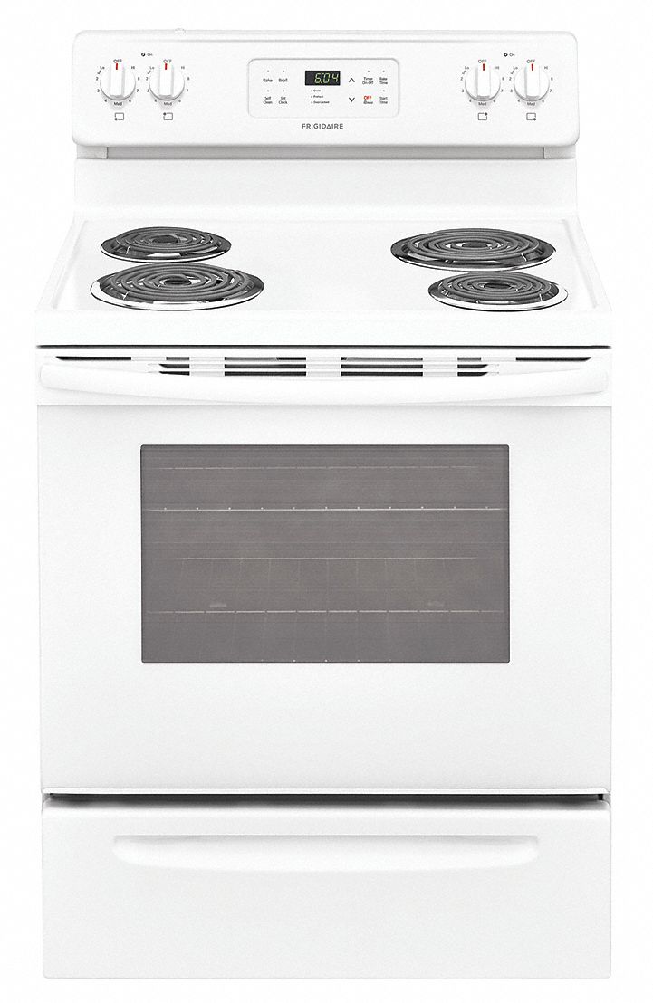 Frigidaire Electric Oven Range White 46 5 8 H X 29 7 8 W X 28 1