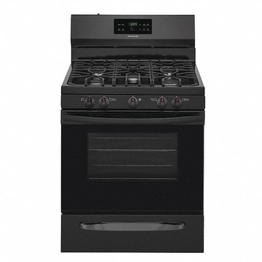 Frigidaire Natural Gas Oven Range Black 47 Inh X 29 7 8 Inw X 29 1 4 In Depth 52hz65 Ffgf3054tb Grainger