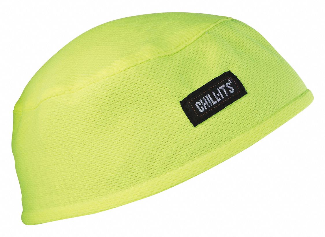 6630 CAP, SWEATBAND, GREEN, UNIVERSAL SIZE, 10 X 5½ IN, TERRY CLOTH, EVAPORATIVE, TIE