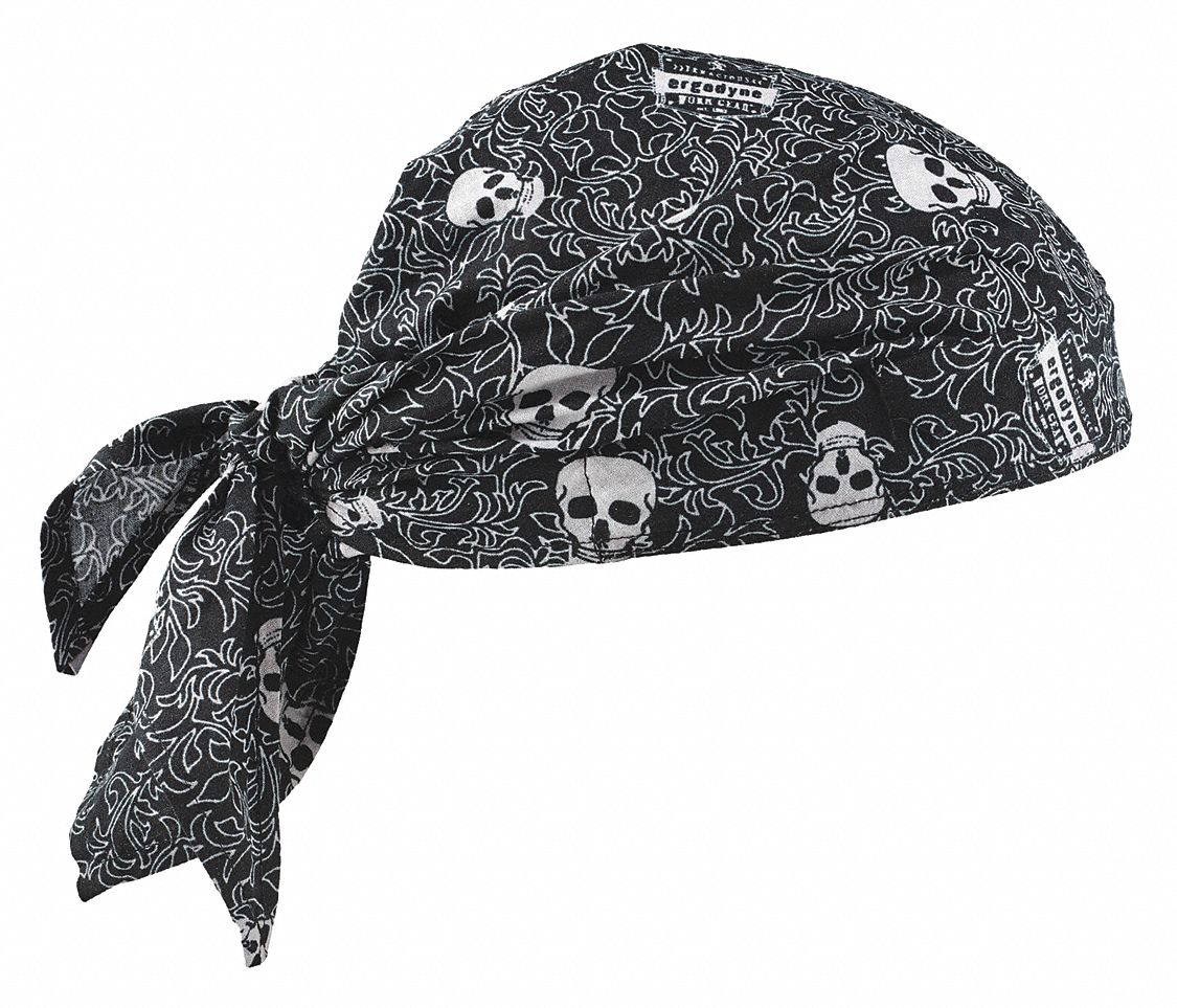 Evaporative Cooling Triangle Hat: Black/White, Universal, Triangle Hat