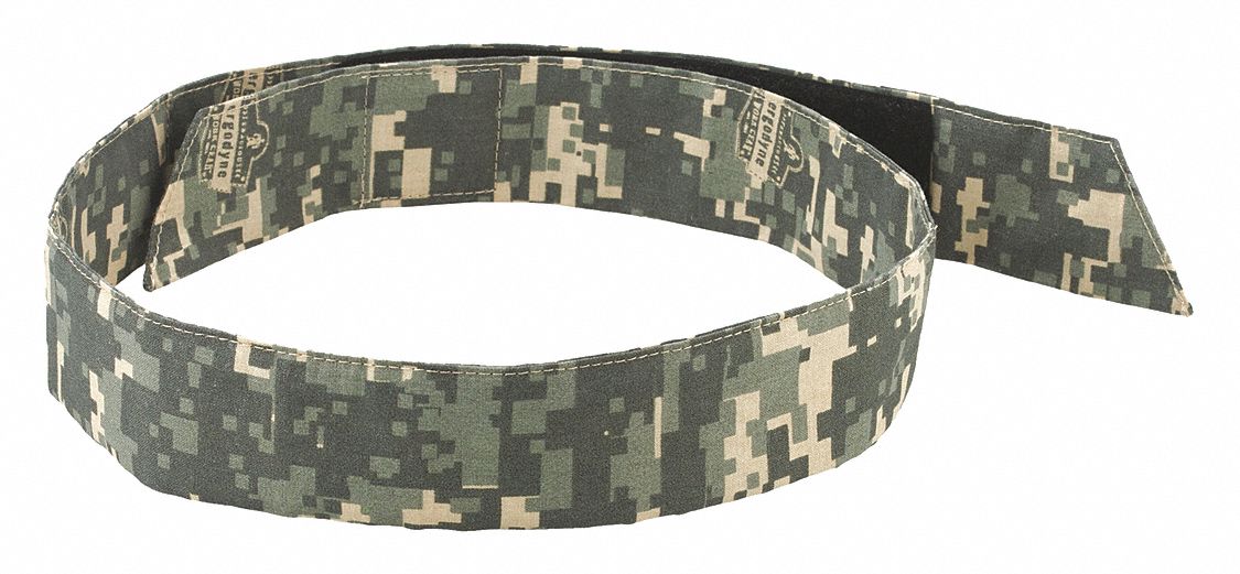 CHILL-ITS EVAPORATIVE COOLING BANDANA, CAMOUFLAGE, UNIVERSAL, HEAD BAND