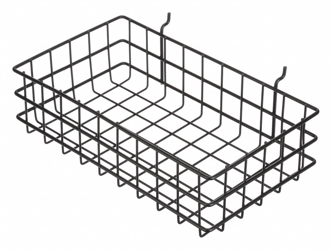 MARLIN STEEL WIRE PRODUCTS, Display Basket, Steel, Storage Basket