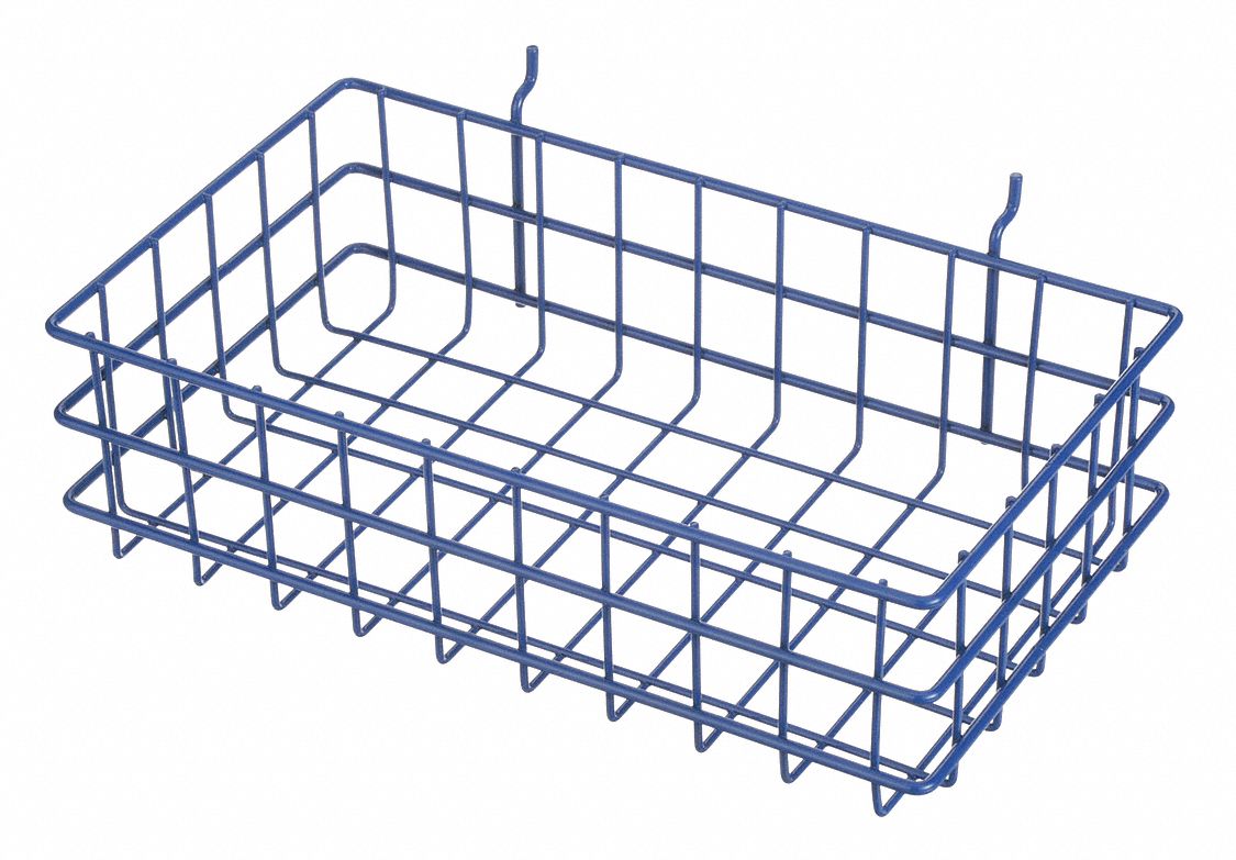 MARLIN STEEL WIRE PRODUCTS, Rack Basket, Steel, Storage Basket 52JA85