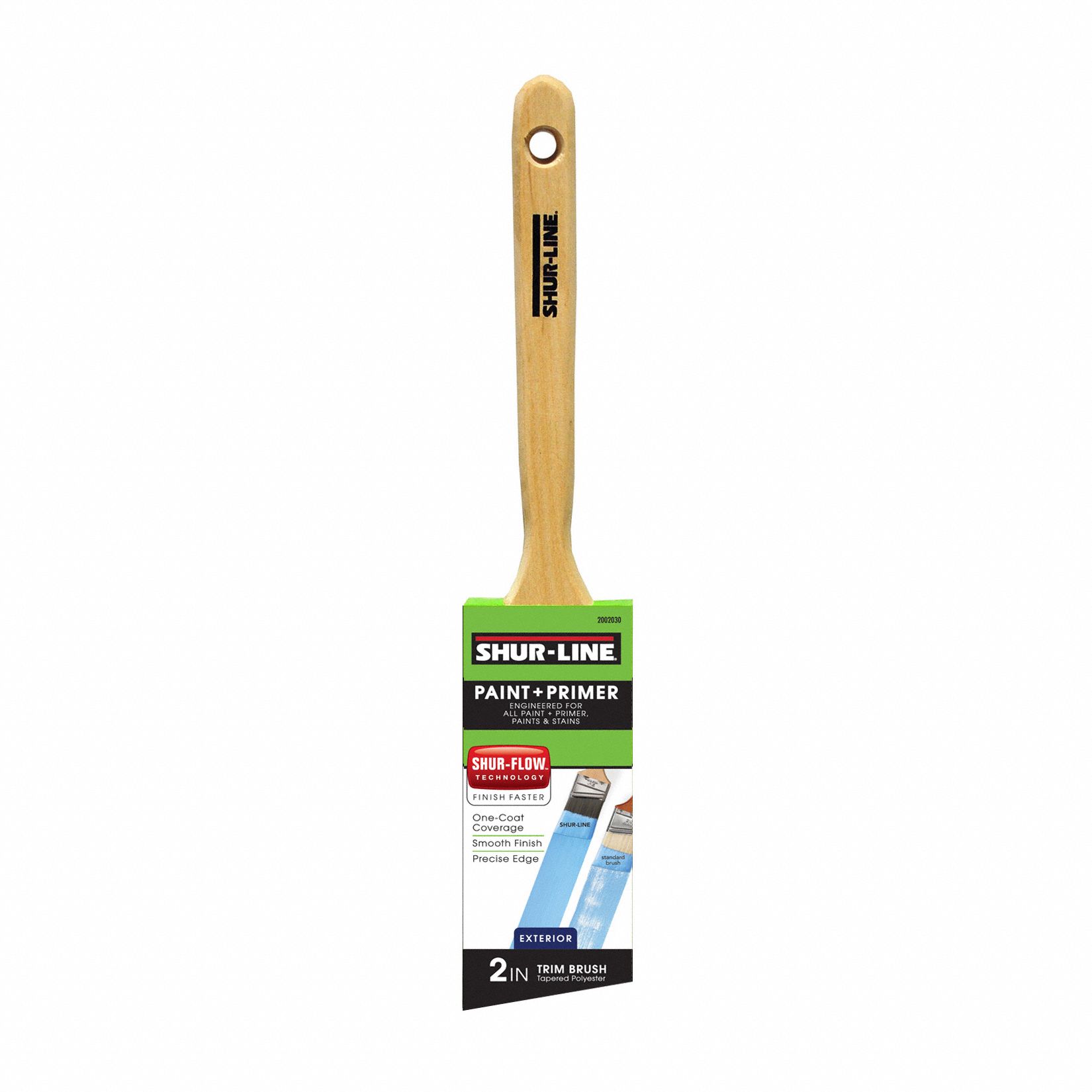 SHURLINE, Angle Sash Brush, 2 in, Paint Brush 52JC082002030 Grainger