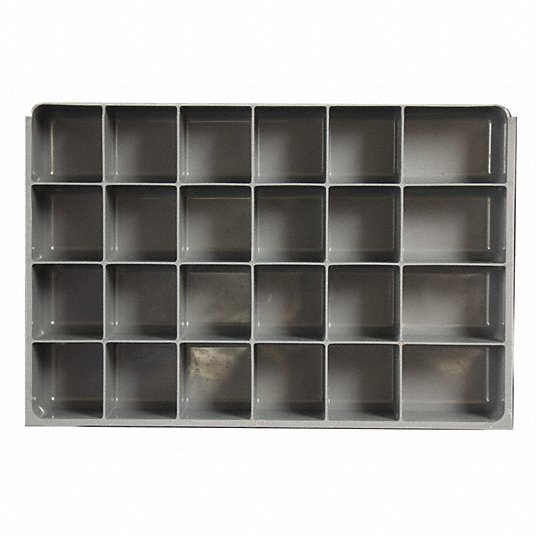 Red DURHAM Drawer,24 Compartments,Red 102-17-S1158 