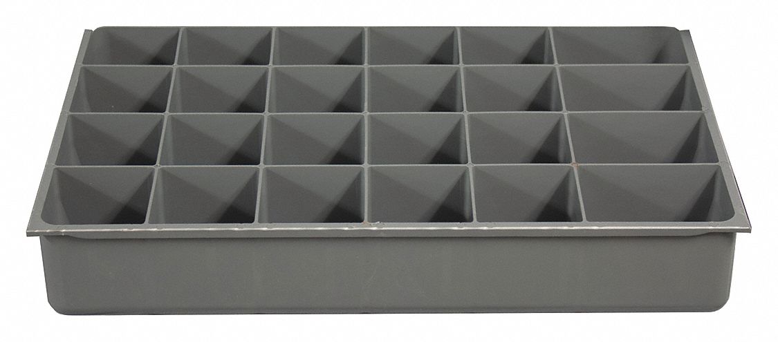 Durham Mfg Plastic Compartment Drawer Insert Compartments Per