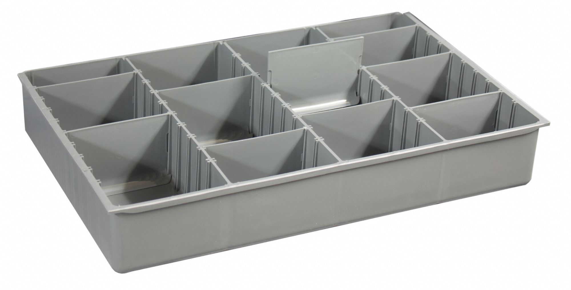DURHAM MFG Plastic Compartment Drawer Insert, Compartments per Drawer