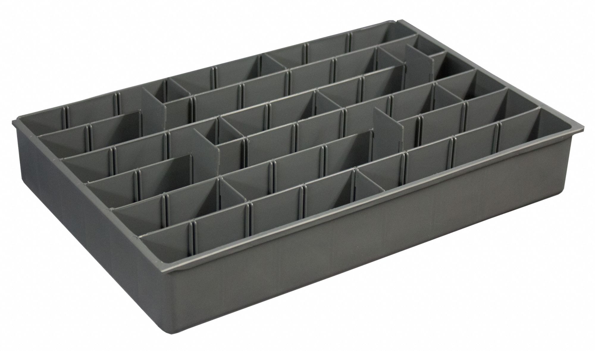 DURHAM MFG Plastic Compartment Drawer Insert, Compartments per Drawer