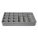 DRAWER INSERT,17 COMPARTMENTS,GRAY