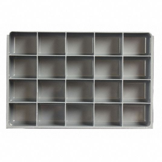 13 3/8 in x 9 1/4 in x 2 in, 2 1/2 in x 2 13/64 in, Compartment Drawer  Insert - 52JD40