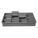 DRAWER INSERT,4 TO 13 COMPARTMENTS,GRAY