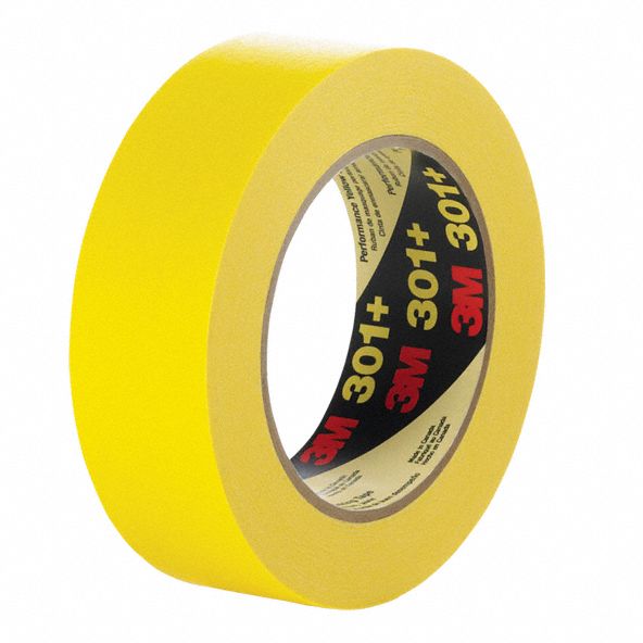3M Painter's Tape 1/2 in x 60 yd, 6.3 mil Thick, Rubber Adhesive, Indoor Only, Up to 225°F, 72