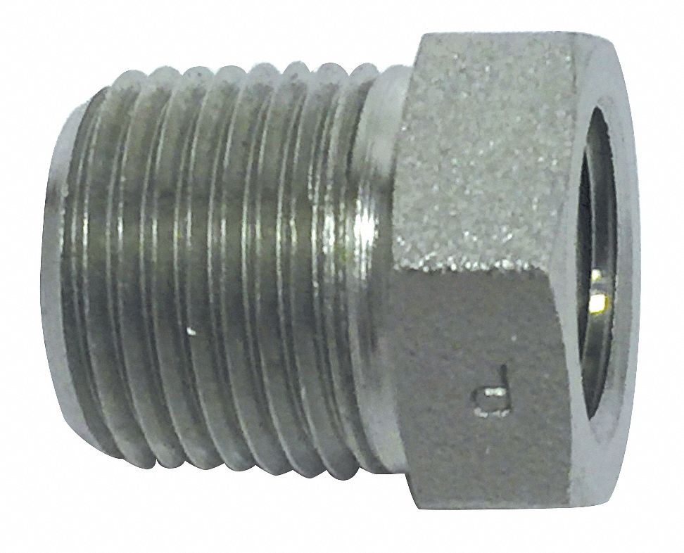 Parker Hydraulic Hose Adapter Fitting Material 316 Stainless Steel X 316 Stainless Steel 52jf85 3 4 X 1 2 Ptr Ss Grainger