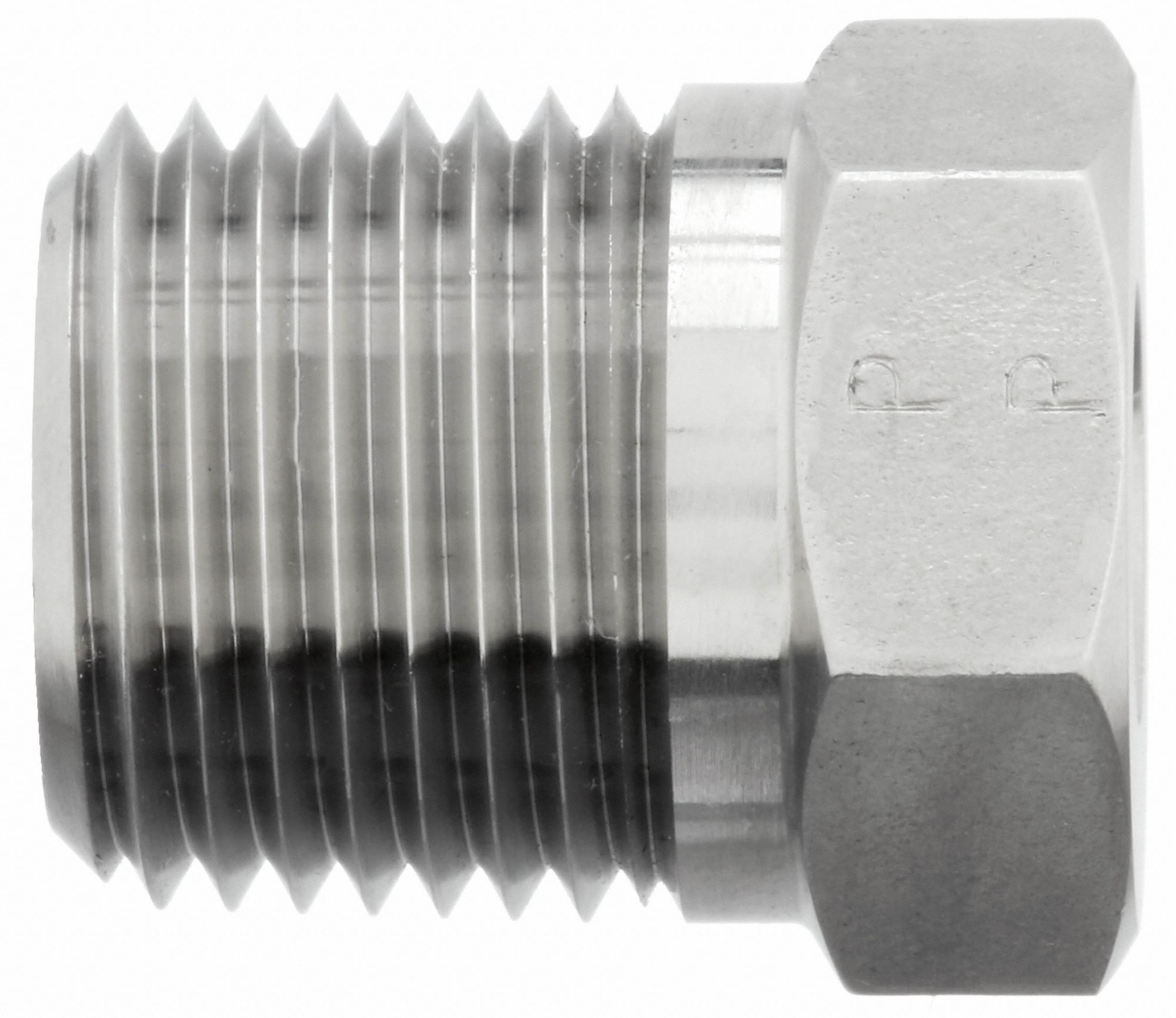 PARKER Hydraulic Hose Adapter 1/2 in x 1/8 in Fitting Size, Female x