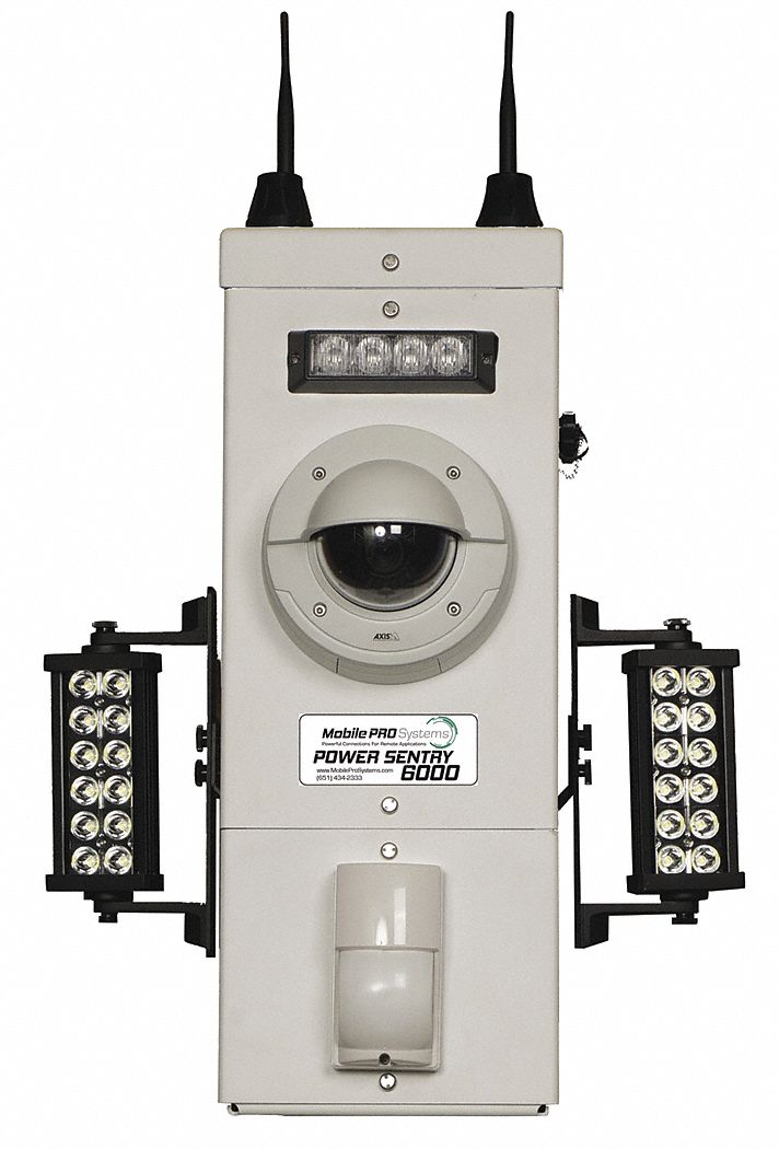 Power Sentry Mount: 9 1/2 in Wd, 33 in Lg, 100° Coverage Area, POE, 8.6W