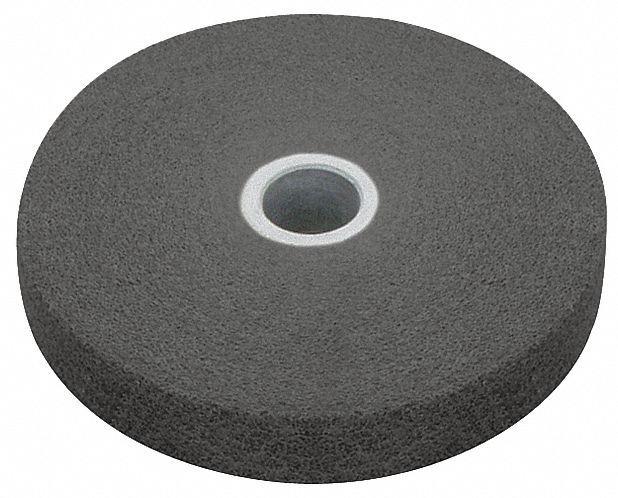 Unitized Wheel: 4 in Dia x 1/4 in W, 1/4 in Arbor Hole, Silicon Carbide, Fine, Soft (2)