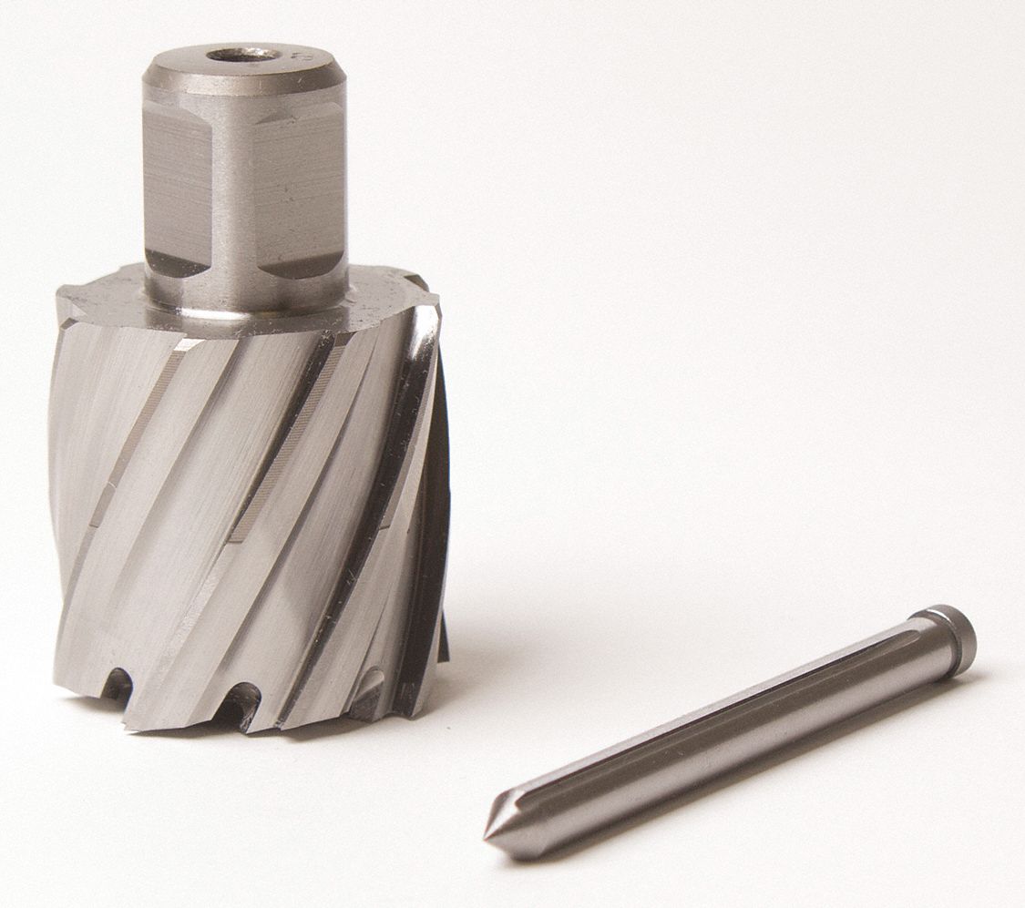 SLUGGER BY FEIN Annular Cutter, High Speed Steel, Bright (Uncoated), 1