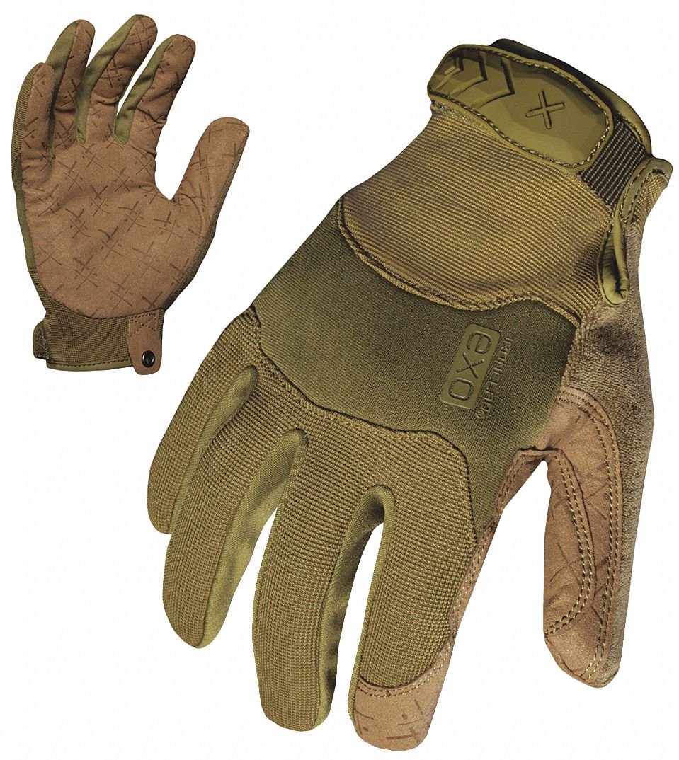 IRONCLAD Tactical Glove Stretch Nylon/Neoprene, Synthetic Leather