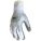 COATED KNIT GLOVES, S, PALM AND FINGERS, POLYURETHANE, FLAT, S, WHITE/GREY