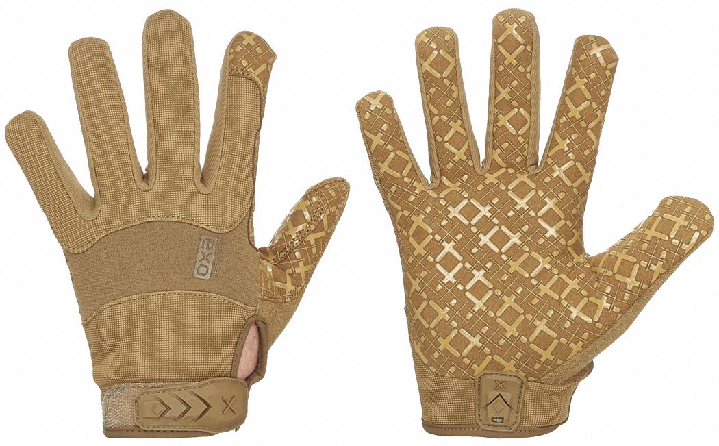 TACTICAL GLOVE,BROWN,SIZE XL,PR