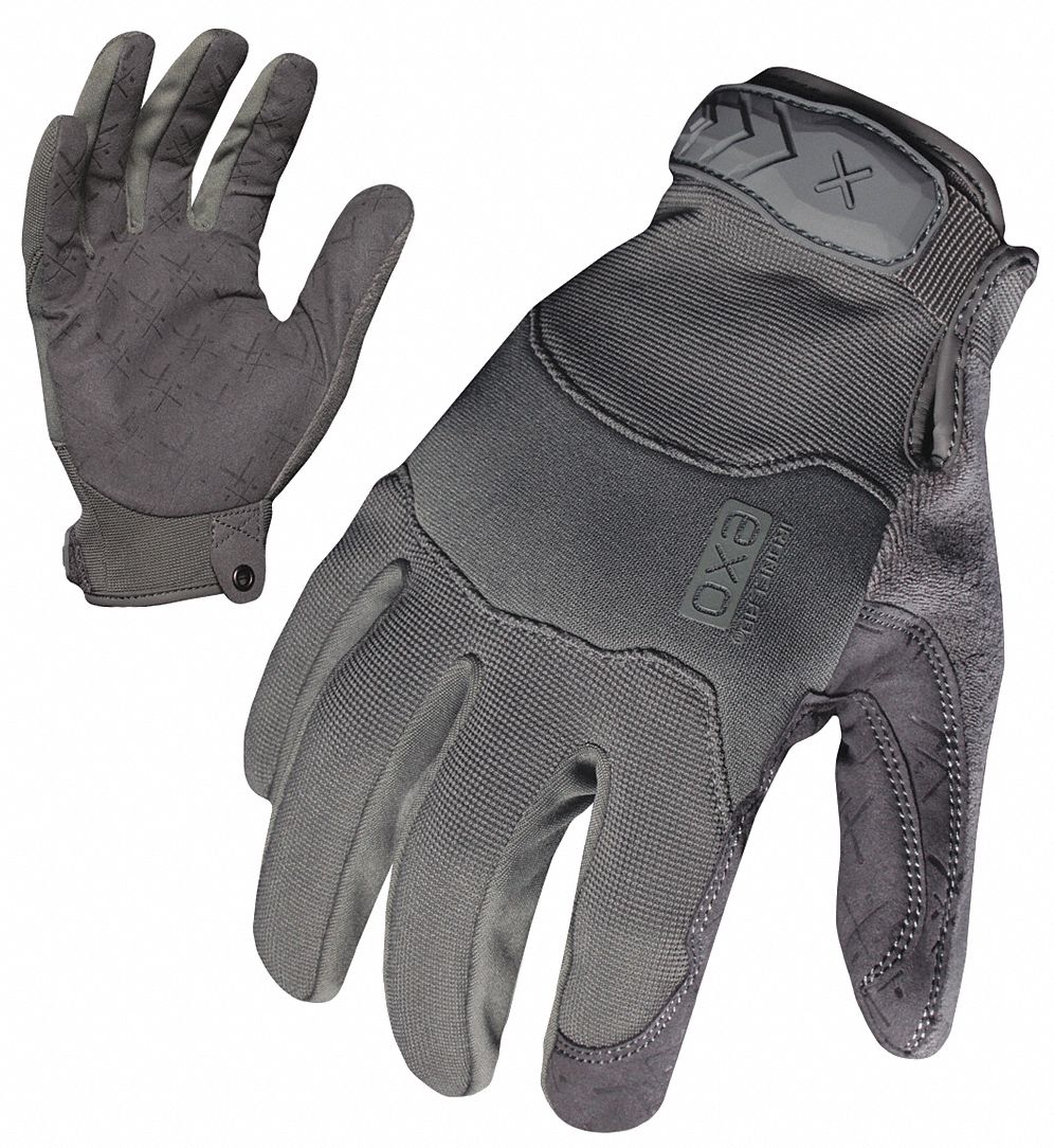 Tactical Glove, Synthetic Leather and Foam Padding Palm Material, 2XL ...