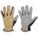 GANTS DE MÉCANICIEN,P(7),PLEIN DOIGT,CUIR SYNTHÉTIQUE,VERT/TAN