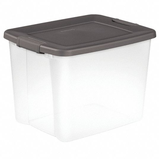 Sterilite; 50 qt Shelf Tote, Clear