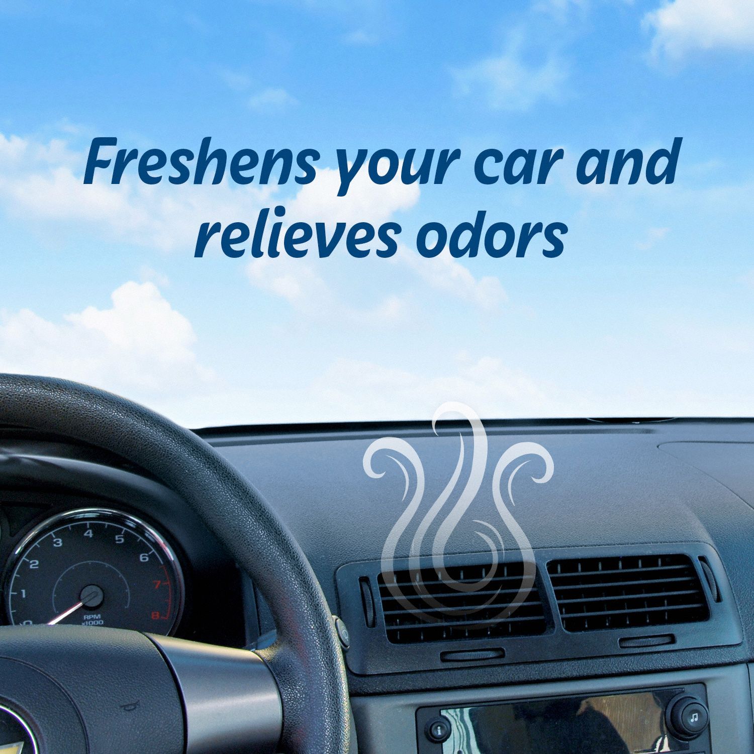 Air Freshener,Diffuser,Clear,New Car,PK2
