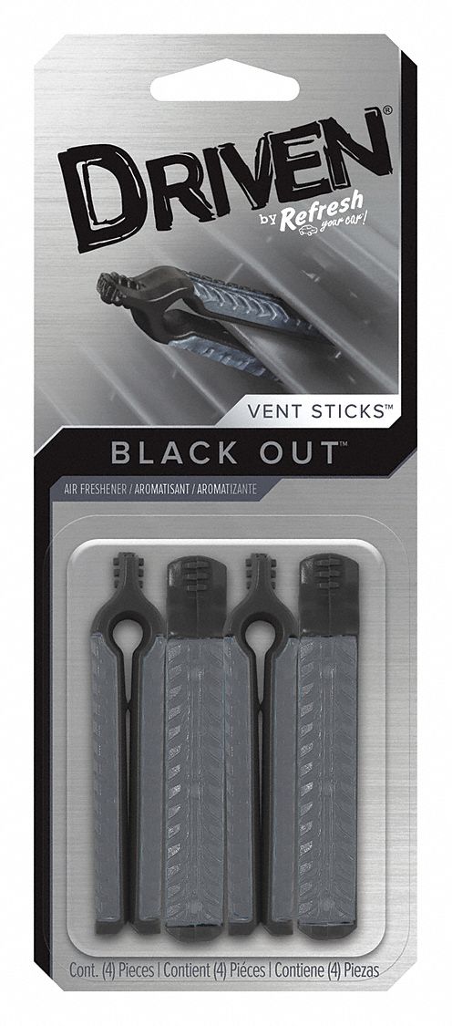 Black Out Scented Air Freshener Stick, Black, 1 EA