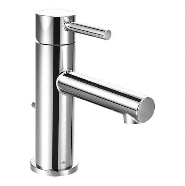 Moen Straight Spout Bathroom Faucet Align Chrome Finish 2 Gpm Flow Rate 3 5 8 In Lg 52jm68 6190 Grainger - How To Install A Moen 3 Piece Bathroom Faucet