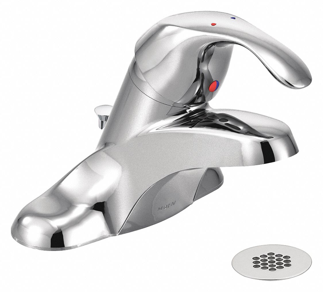 Low Arc Chrome Moen M-Bition Brass