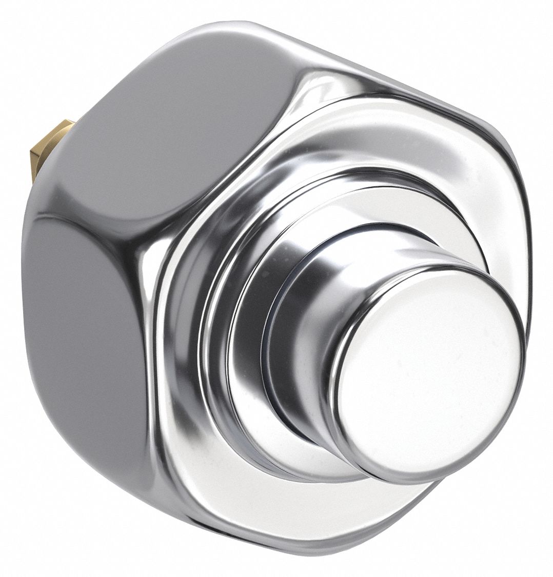 PUSH BUTTON ASSEMBLY: FITS MOEN BRAND, FOR M-POWER, ½ IN, CHROME