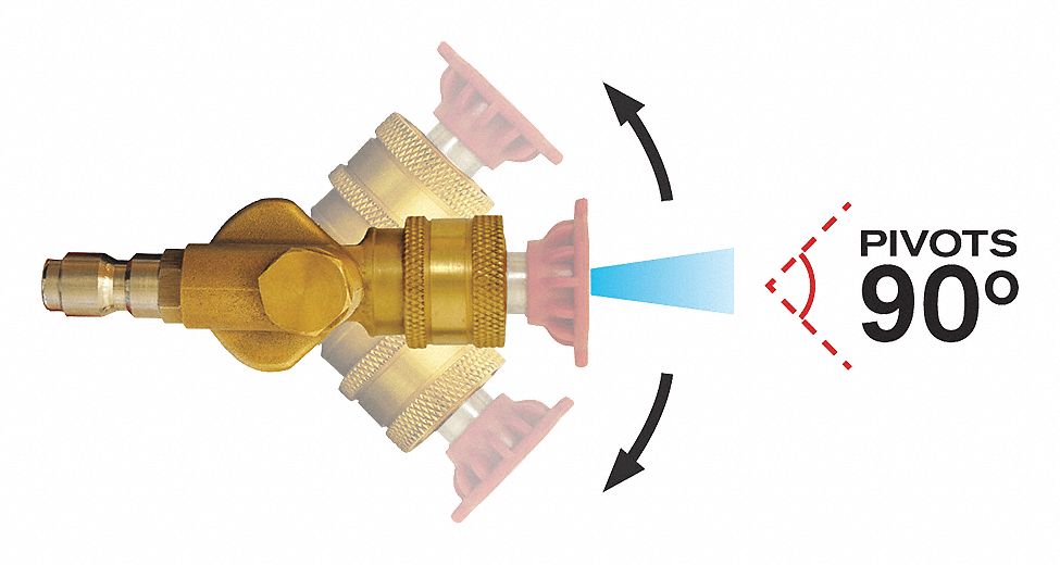 QUICK-CONNECT COUPLER, ¼ IN (F)NPT, ¼ IN (F) X ¼ IN (M) QUICK CONNECT